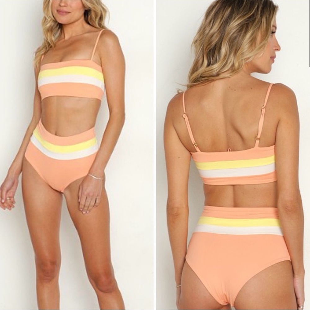 NWT Lspace bikini size small top+bottom